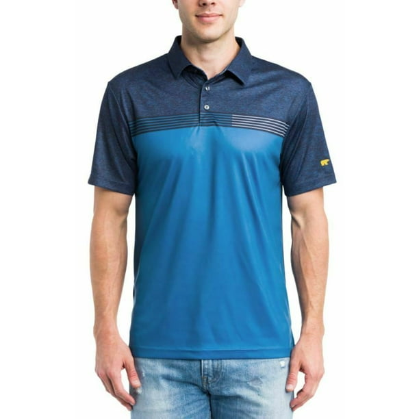Jack Nicklaus Mens Standard Short Sleeve Stripe Polo Shirt 